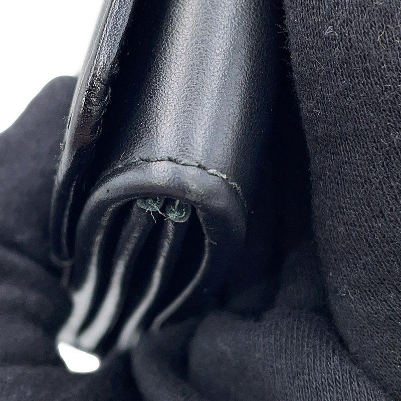 Bvlgari Wallet Black Leather