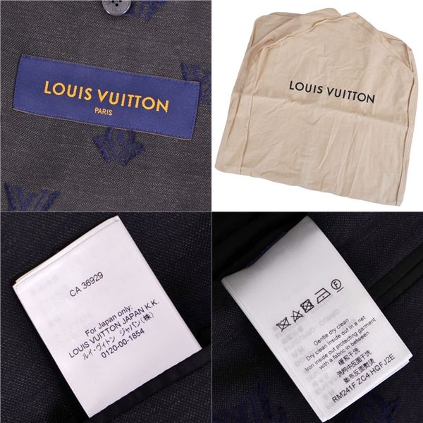 Louis Vuitton Jacket Single Wool Cotton
