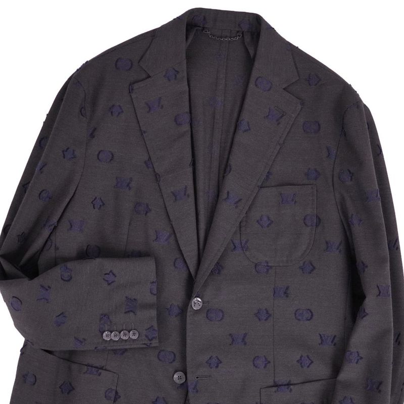 Louis Vuitton Jacket Single Wool Cotton