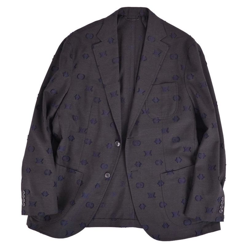 Louis Vuitton Jacket Single Wool Cotton