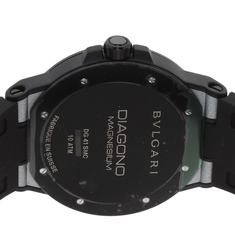 Bvlgari Diagono Magnesium Watch Peek Rubber Ceramic