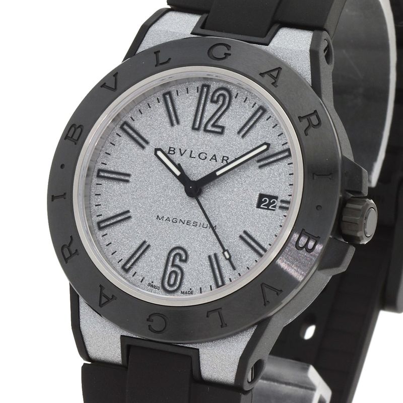 Bvlgari Diagono Magnesium Watch Peek Rubber Ceramic