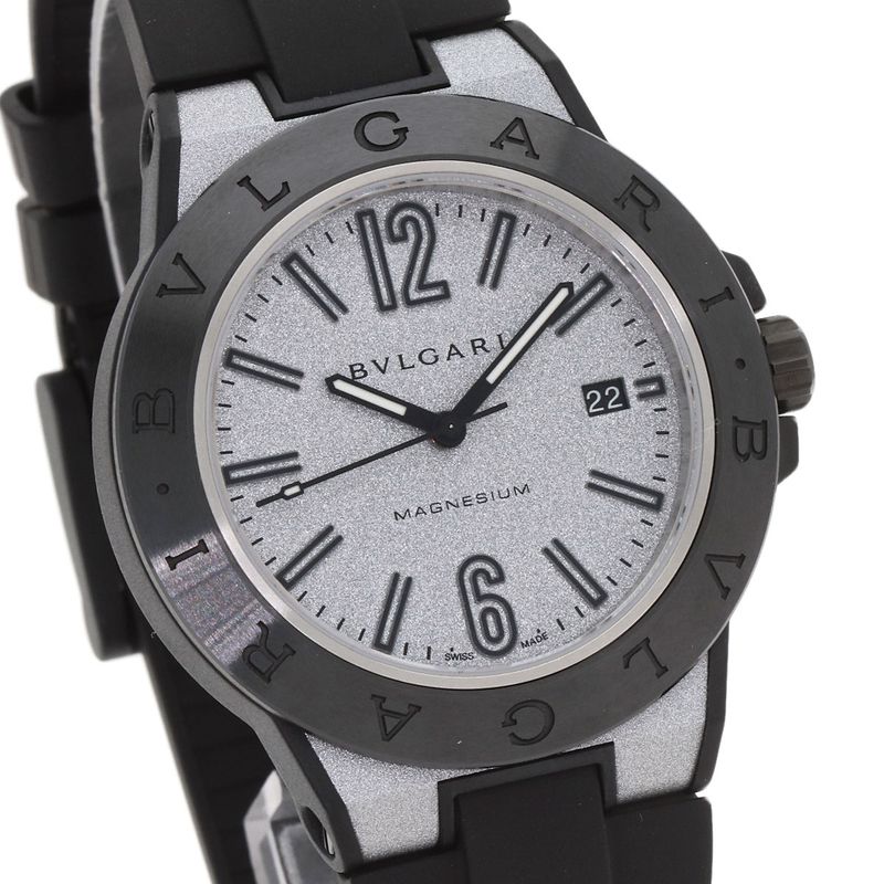 Bvlgari Diagono Magnesium Watch Peek Rubber Ceramic