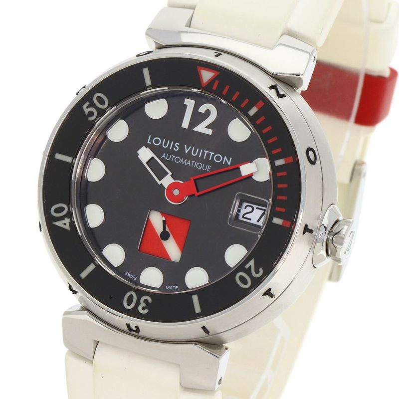 Louis Vuitton Tumble Diving Watch SS Rubber