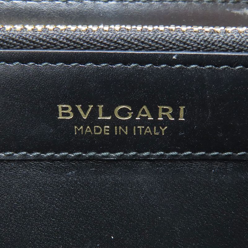 Bvlgari Logo B-zero One Wallet Leather