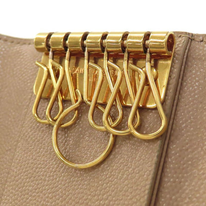Saint Laurent Logo Key Case Leather Key Holder