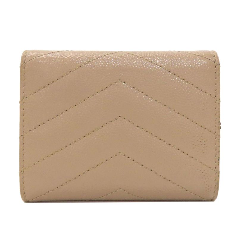 Saint Laurent Logo Key Case Leather Key Holder