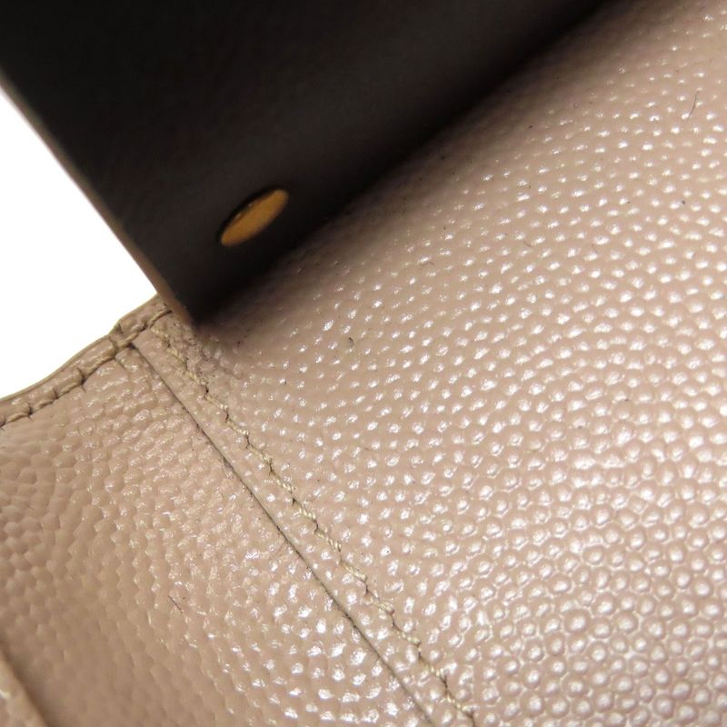 Saint Laurent Logo Key Case Leather Key Holder