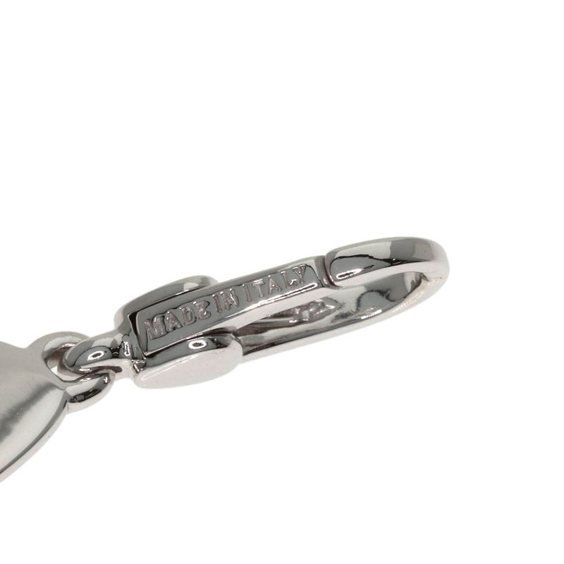 Bvlgari Quarre Heart Charm Pendant Top 18K White Gold