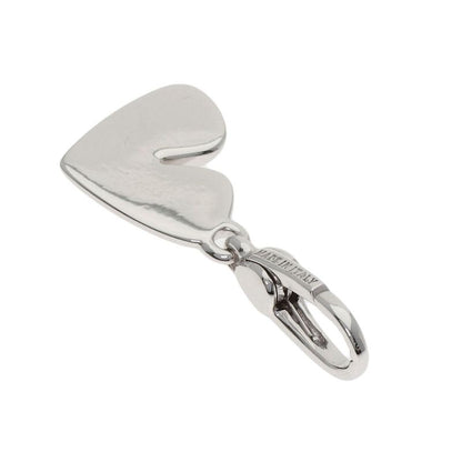 Bvlgari Quarre Heart Charm Pendant Top 18K White Gold