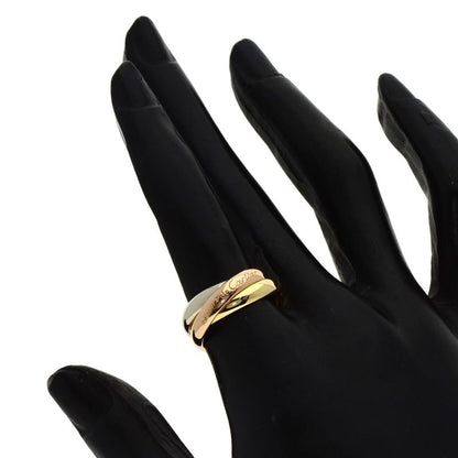 Cartier Trinity 51 Ring 18K Yellow Gold 18K White Pink