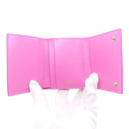 Bvlgari B-zero One Charm Bifold Wallet Leather