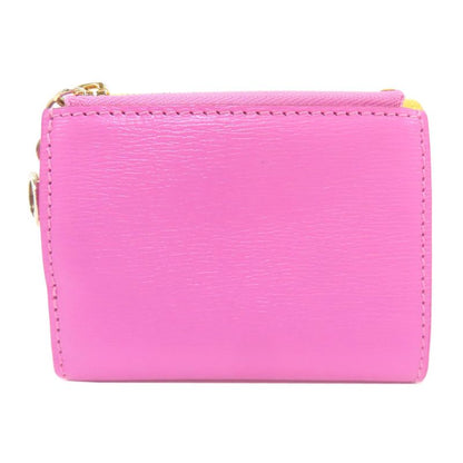 Bvlgari B-zero One Charm Bifold Wallet Leather
