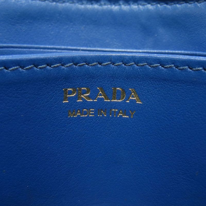 Prada Logo Coin Case Leather