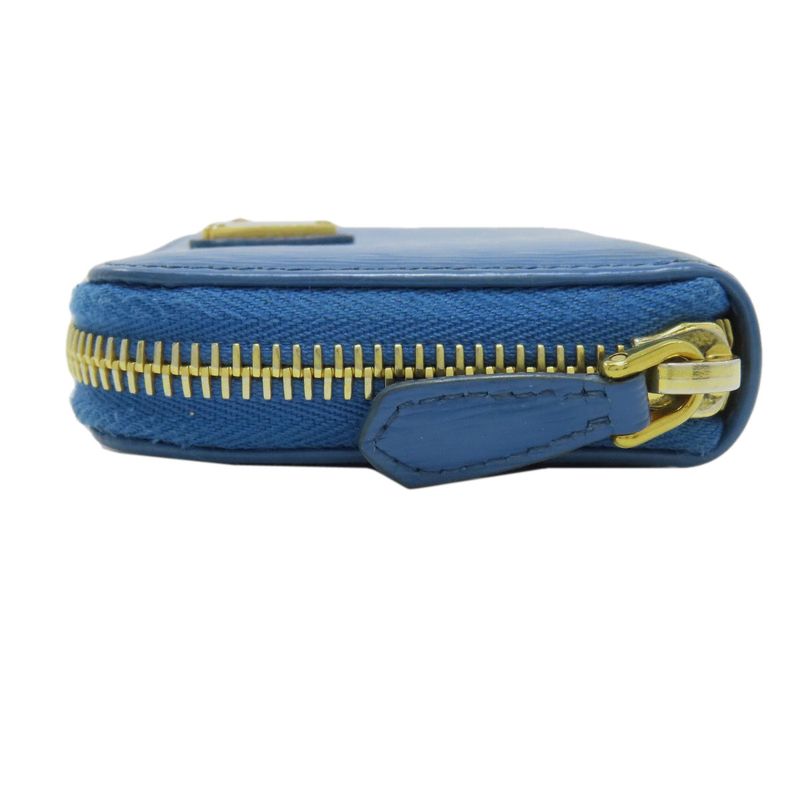 Prada Logo Coin Case Leather