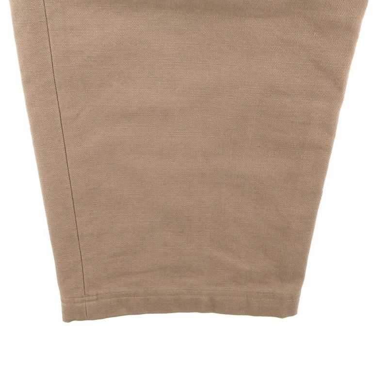 Louis Vuitton Logo Stitch Work Denim Pants Beige Lpj