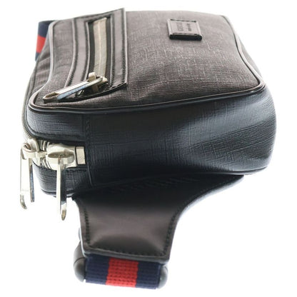 Gucci GG Supreme Waist Bag Black Silver