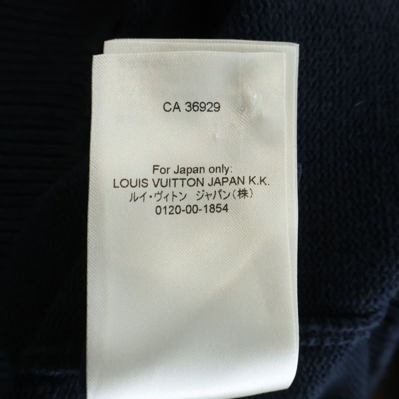 Louis Vuitton Embroidered Cotton Blend Creneck Knit Logo Crew Flat