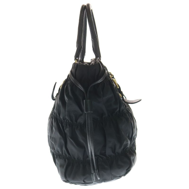 Prada Nylon Hand Bag Black