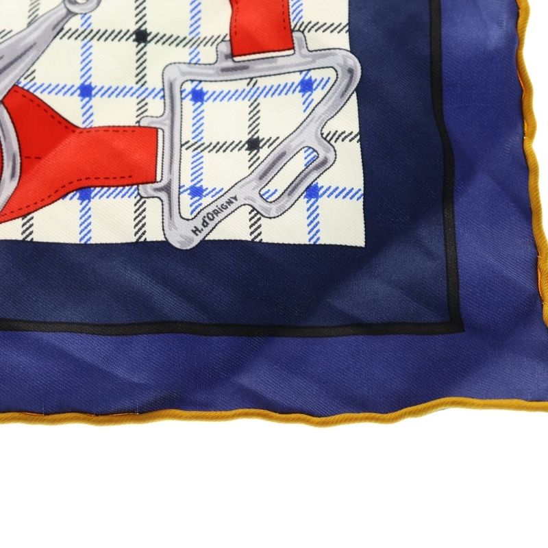 Hermes Carre Gavroche Tattersole Silk Scarf Multi