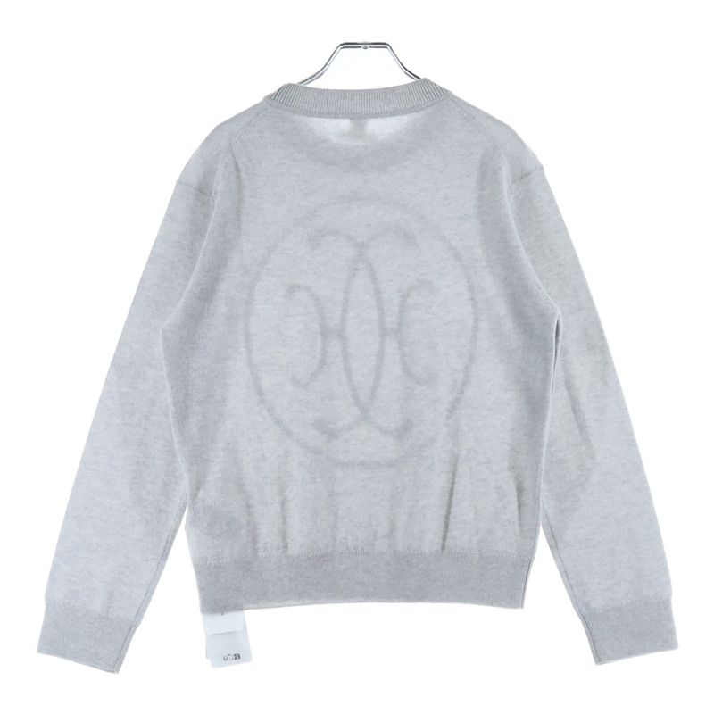Hermes Lift Cashmere Long Sleeve Knit Sweater Gray