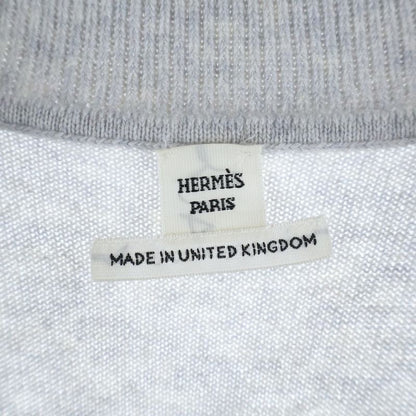 Hermes Lift Cashmere Long Sleeve Knit Sweater Gray