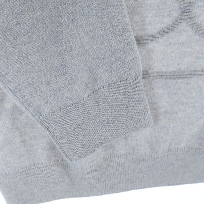 Hermes Lift Cashmere Long Sleeve Knit Sweater Gray
