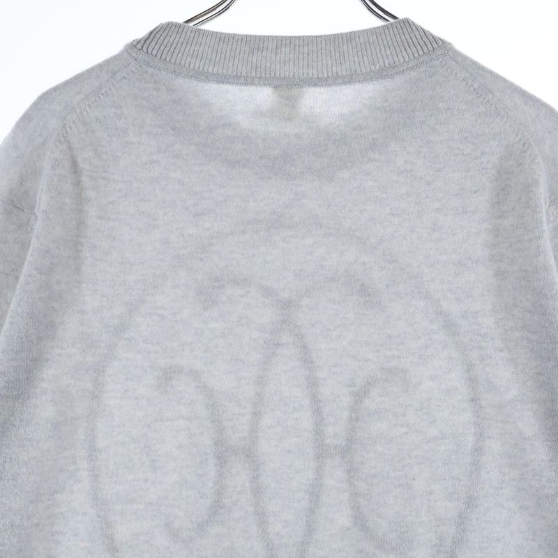 Hermes Lift Cashmere Long Sleeve Knit Sweater Gray