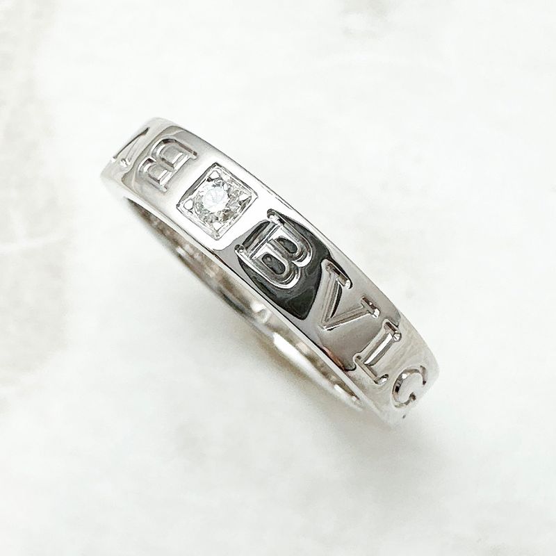 Bvlgari Double Logo Diamond 51 Ring
