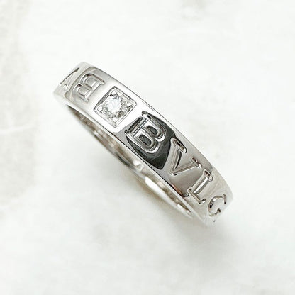 Bvlgari Double Logo Diamond 51 Ring