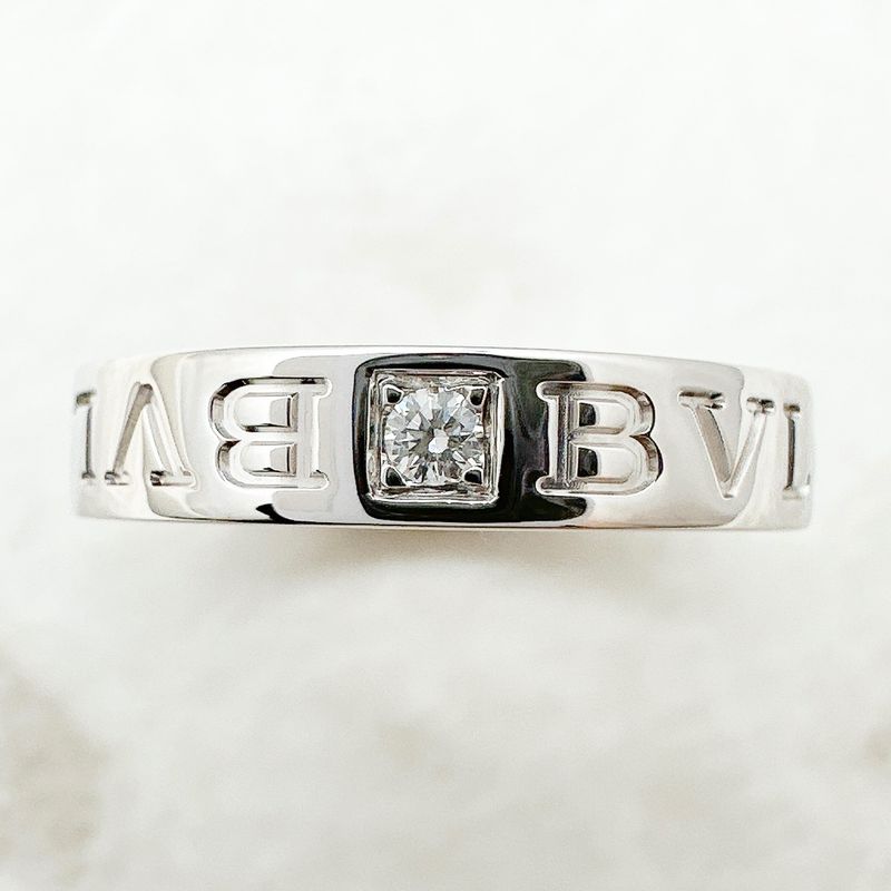 Bvlgari Double Logo Diamond 51 Ring