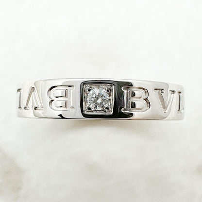 Bvlgari Double Logo Diamond 51 Ring
