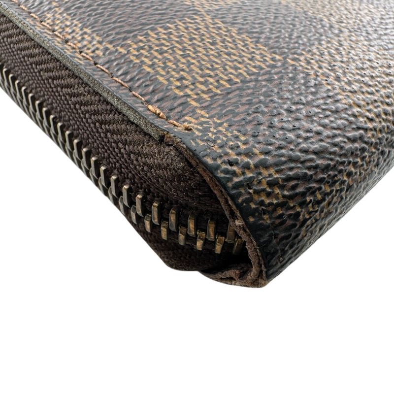 Louis Vuitton Zippy Wallet Leather Brown