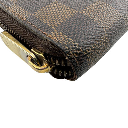 Louis Vuitton Zippy Wallet Leather Brown