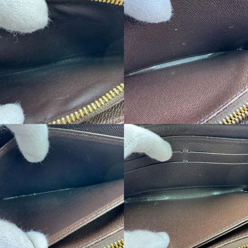 Louis Vuitton Zippy Wallet Leather Brown
