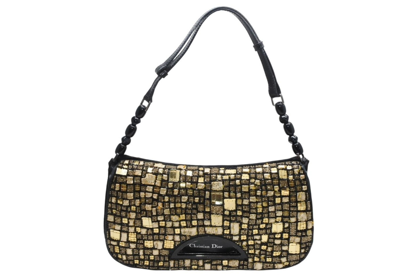 Dior Bag Malice Pearl Beads Gold