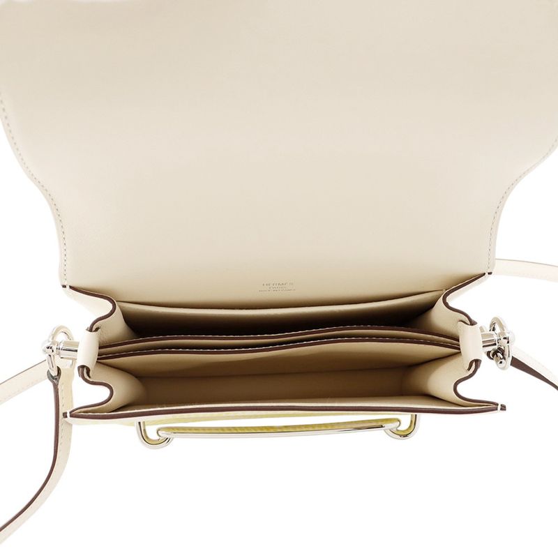 Hermes Sac Roulis Mini Circuit 24 Faubourg Nata Lime Joanne Bourjohn Silver Nata Lime Jaune Bourjohn
