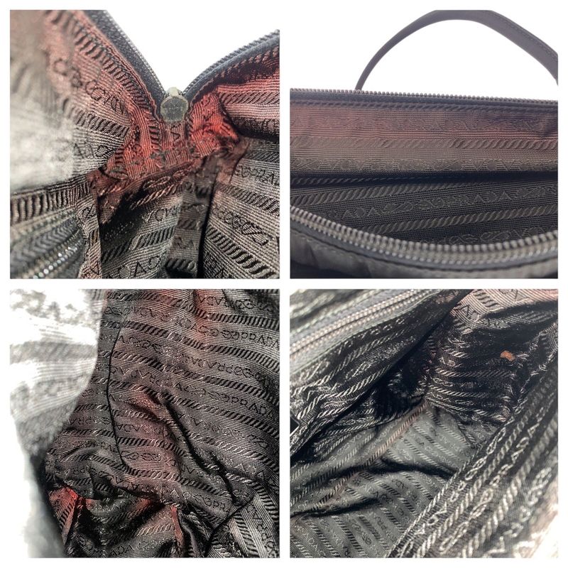 Prada Tessuto Black Nylon Shoulder Bag Tote