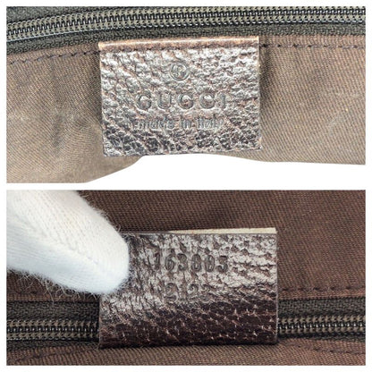 Gucci Sherry Prince Leather Beige Brown