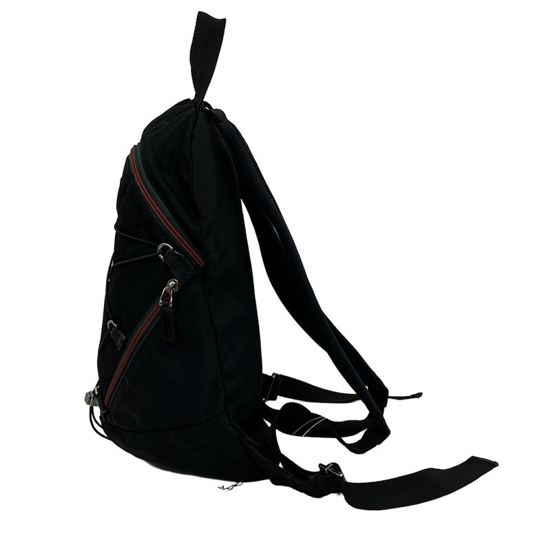 Gucci Backpack Sherry Black Green Red Black X Green X Red
