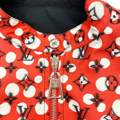 Louis Vuitton Black Red Yayoi Kusama Monogram Infinity Dot Jacket Black Red White