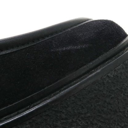 Hermes Moutonbutts Heel Suede Black