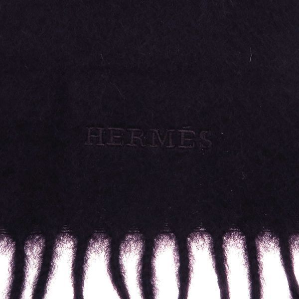 Hermes Scarf Cashmere Purple