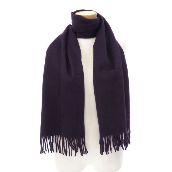 Hermes Scarf Cashmere Purple