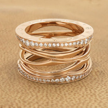 Bvlgari B-zero One Legend Ring Edge Diamond 54