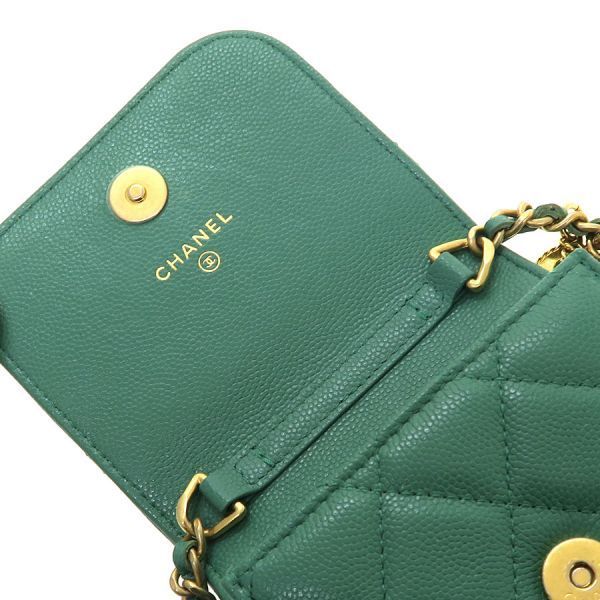 Chanel Caviar Quilted Chain Phone Case