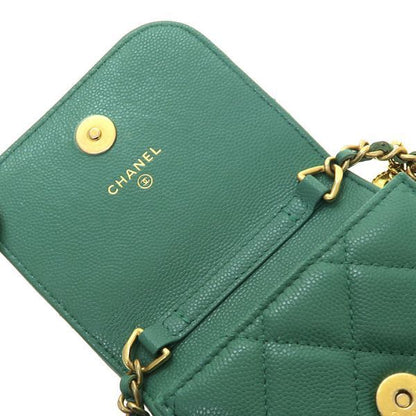 Chanel Caviar Quilted Chain Phone Case