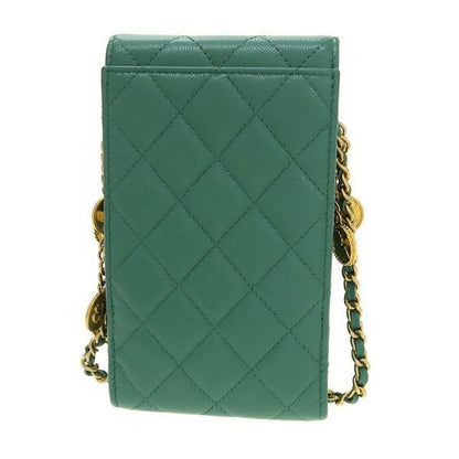 Chanel Caviar Quilted Chain Phone Case