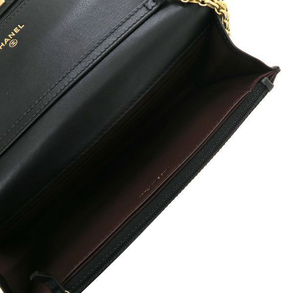 Chanel Chain Wallet Black