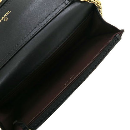 Chanel Chain Wallet Black